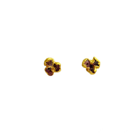 Amethyst Stud Earrings