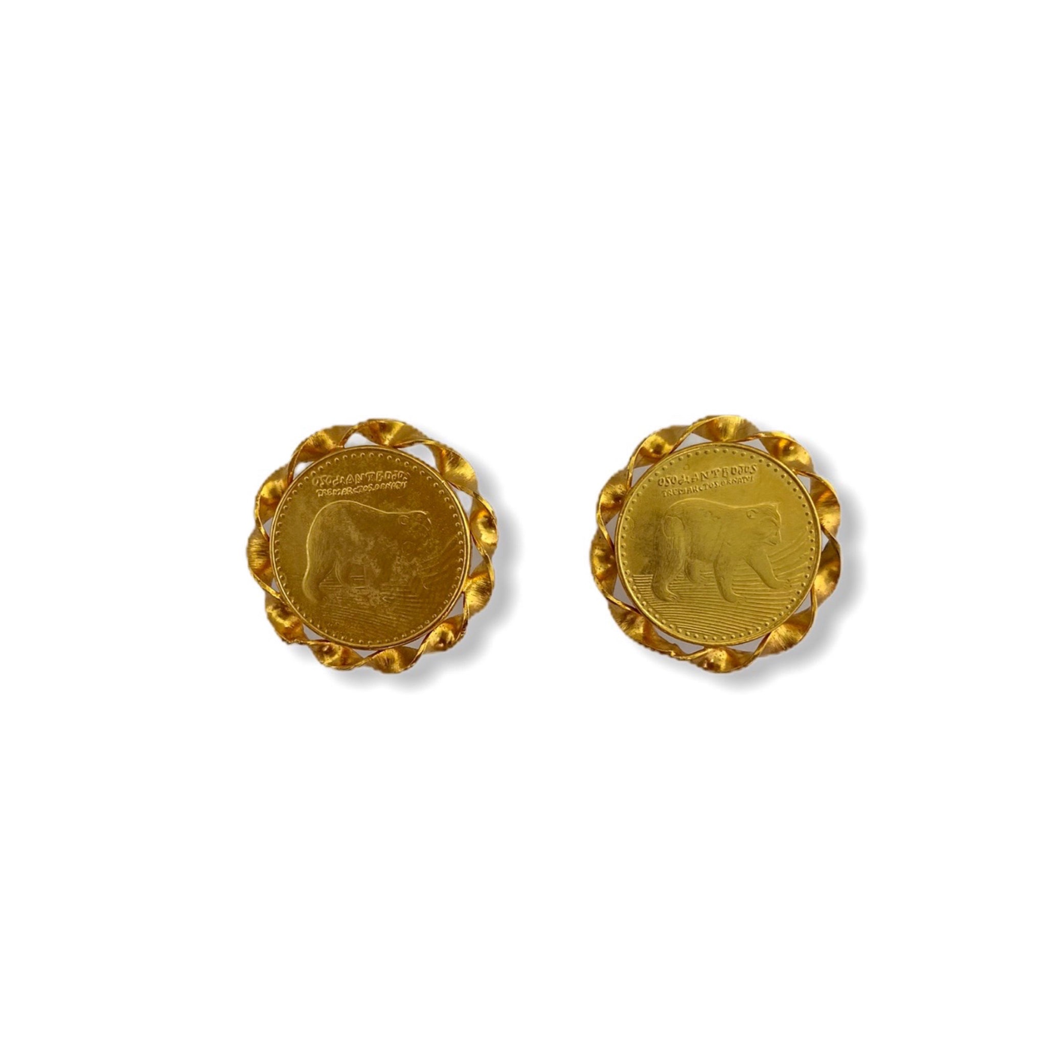 Gold Astrology Studs