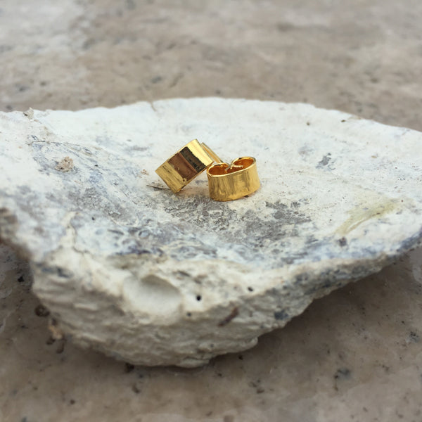 Gold Square Earrings